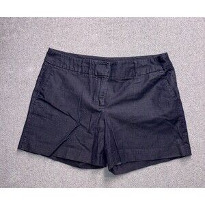 Ann Taylor Factory Blue Chambray Shorts Size 8